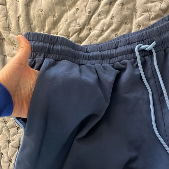 NWT $138 Calme by Johnny Was Elements Track Pants Blue with Drawstring Sz XXL - Picture 8 of 9